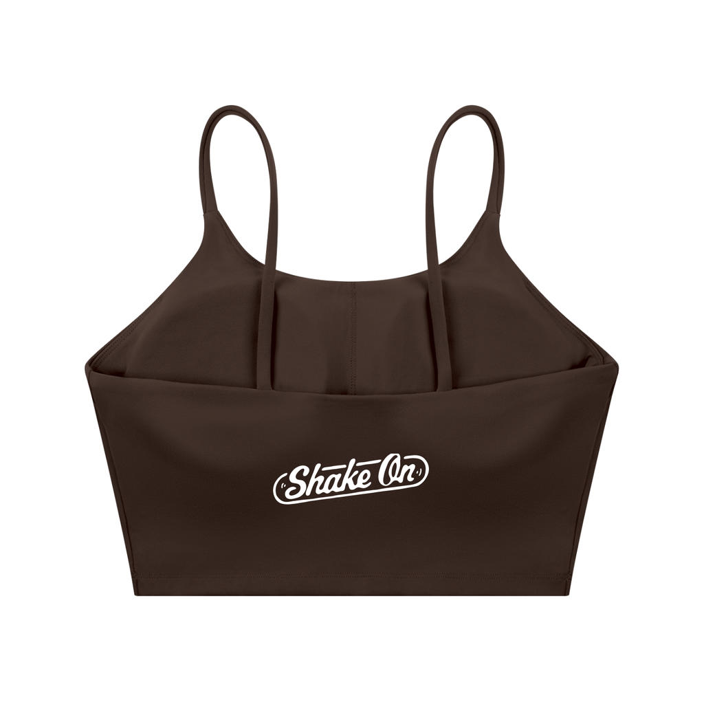 Yoga Sports Bra Back Logo