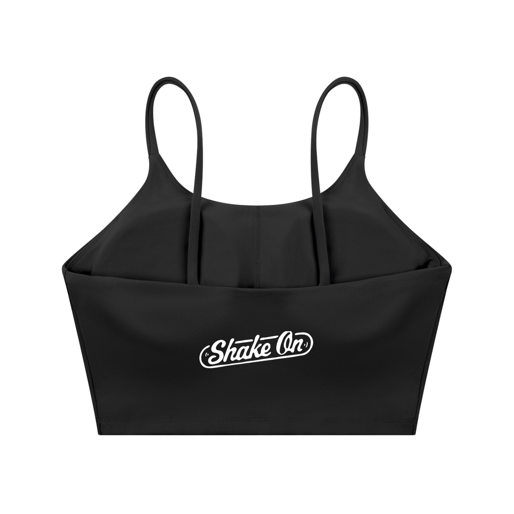 Yoga Sports Bra Back Logo